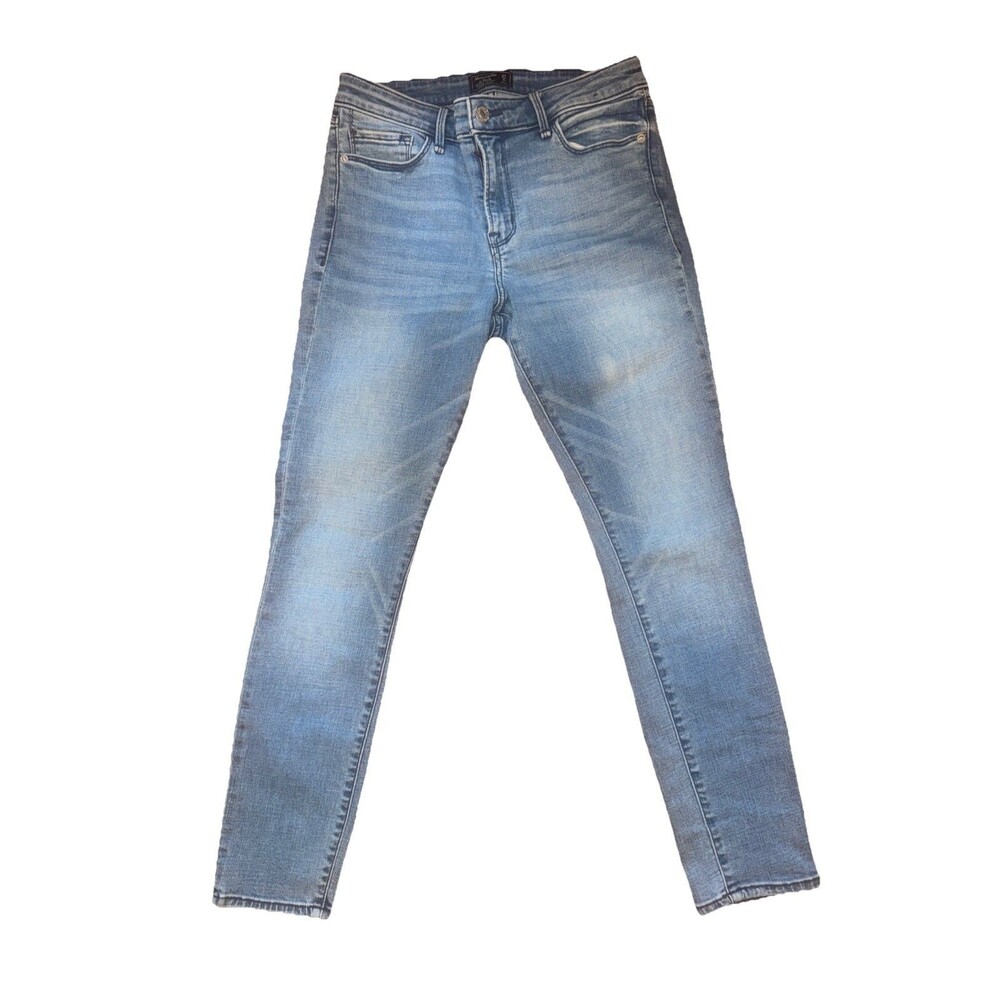 Abercrombie & Fitch HARPER Low Rise Super Skinny JEANS Light Wash Size 27 (4)